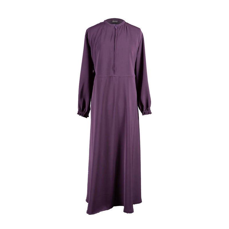 Purple Mina Abaya loose waist custom