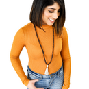 Smoky Quartz Tassel Tasbih | Women's Islamic Prayer Beads, 99 Beads