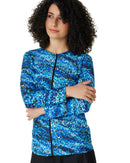 Splash zip 3/4 top SPF50+