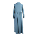 Back of Ixora Abaya light blue custom