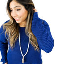 White Jade Tassel Tasbih | Women's Islamic Prayer Beads, 99 Beads