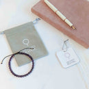 Amethyst Tasbih Bracelet | Women's Dhikr Beads, 33 Beads