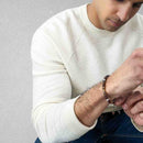 Coffee Agate Tasbih Bracelet | Men's Misbaha, 33 Beads