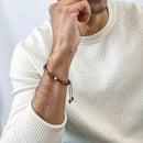 Coffee Agate Tasbih Bracelet | Men's Misbaha, 33 Beads