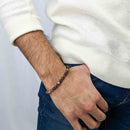 Coffee Agate Tasbih Bracelet | Men's Misbaha, 33 Beads