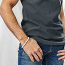 Howlite Tasbih Bracelet | Men's Misbaha, 33 Beads