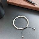 Howlite Tasbih Bracelet | Men's Misbaha, 33 Beads