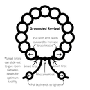 Howlite Tasbih Bracelet | Women's Dhikr Beads, 33 Beads