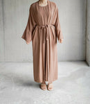 Coffee 2 Piece Abaya