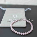 Kunzite Tasbih Bracelet | Women's Dhikr Beads, 33 Beads