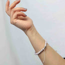 Kunzite Tasbih Bracelet | Women's Dhikr Beads, 33 Beads