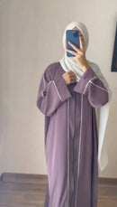 Masha Daily Wear Zipper Abaya 12+ Colors