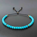 Turquoise Tassel Tasbih Bracelet | Women's Tasbeeh Beads, 33 Beads