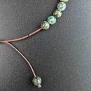 African Turquoise Tasbih Bracelet | Men's Misbaha, 33 Beads