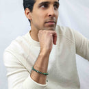 African Turquoise Tasbih Bracelet | Men's Misbaha, 33 Beads