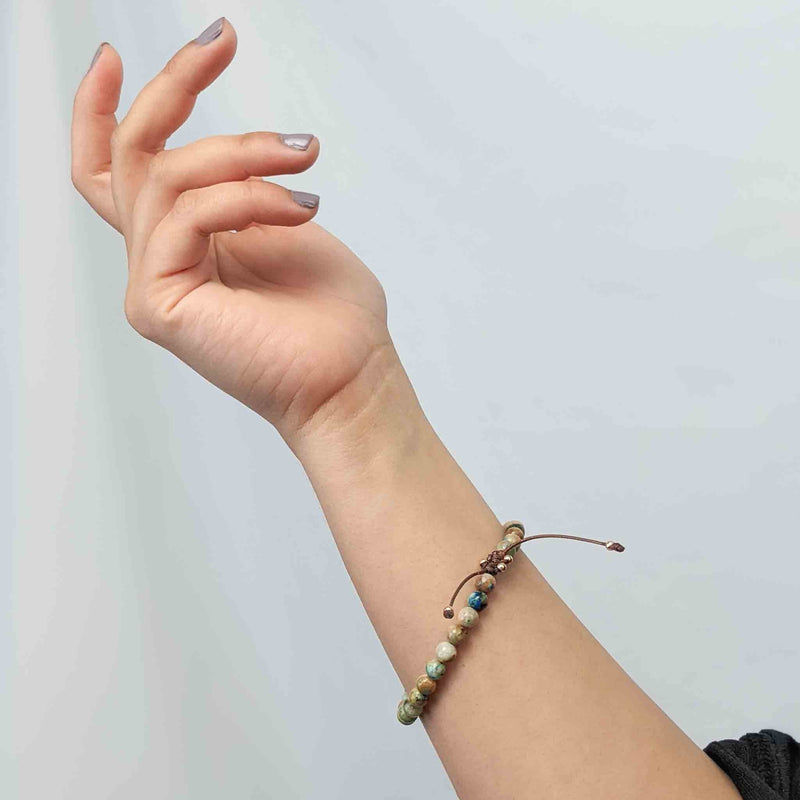 Chrysocolla Tasbih Bracelet | Women's Dhikr Beads, 33 Beads
