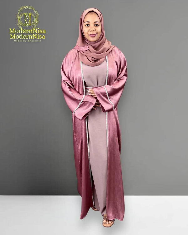 Abaya Siham Pink