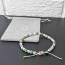 Tree Agate Tasbih Bracelet | Women's Dhikr Beads, 33 Beads