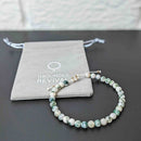 Tree Agate Tasbih Bracelet | Women's Dhikr Beads, 33 Beads