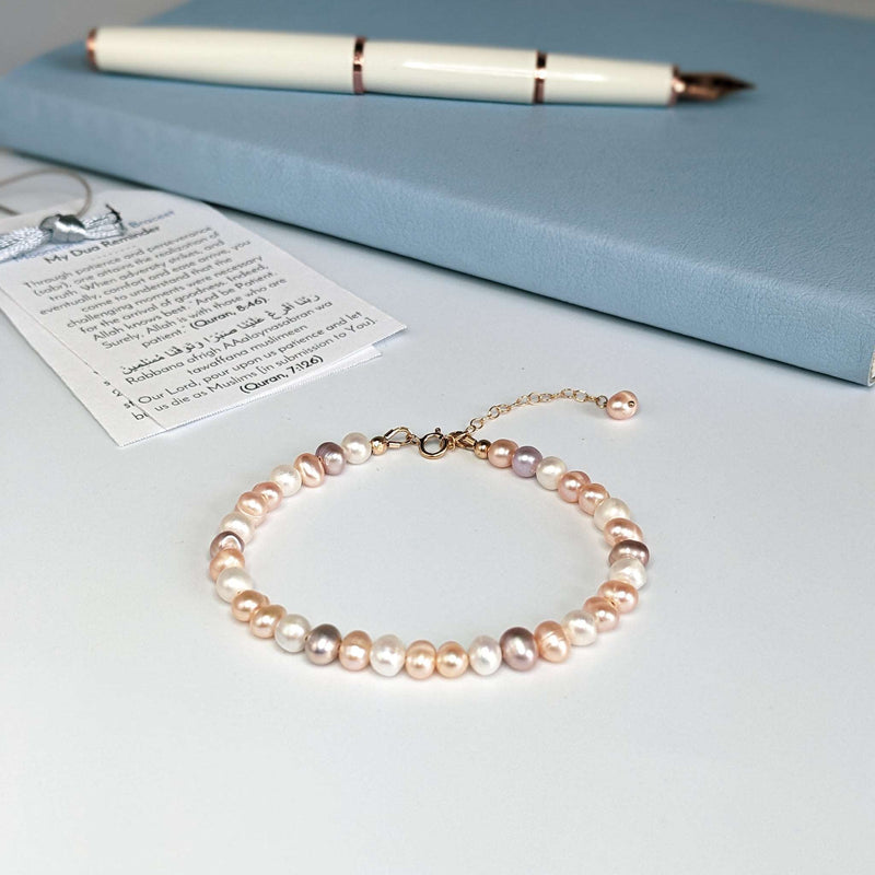 Mixed Pearl Tasbih Bracelet | Women's Misbaha, 33 Beads