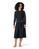 Dot tie swim dress SPF50+