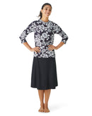 Relaxed Classic 3/4 sleeve top SPF50+