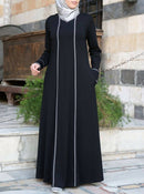 Masha Plain Pocket Abaya