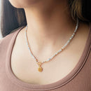 Morganite Mini Tasbih Necklace | Women's Islamic Prayer Beads, 99 Beads