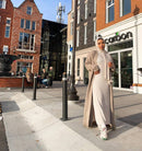 Premium Jersey Hijab University Beige neutral outfit