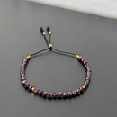 Garnet Tassel Tasbih Bracelet | Women's Tasbeeh Beads, 33 Beads