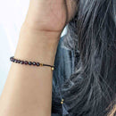 Garnet Tassel Tasbih Bracelet | Women's Tasbeeh Beads, 33 Beads