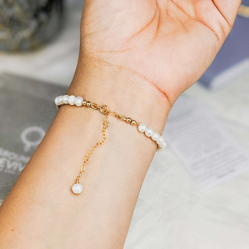 Pearl Tasbih Bracelet | Women's Misbaha, 33 Beads