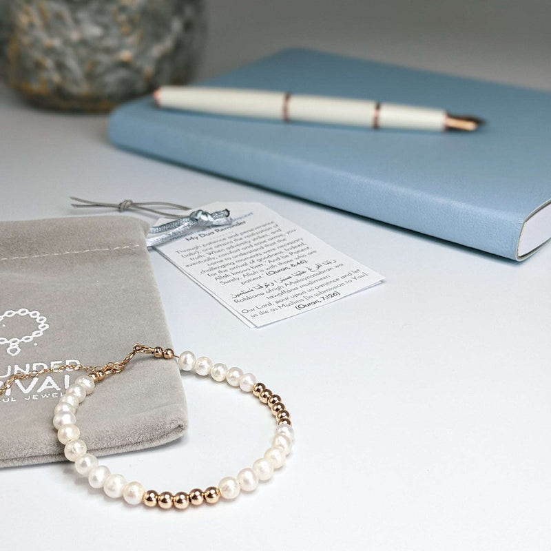 Pearl Tasbih Bracelet | Women's Misbaha, 33 Beads