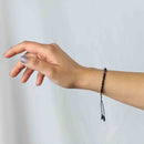 Black Spinel Tassel Tasbih Bracelet | Women's Tasbeeh Beads, 33 Beads