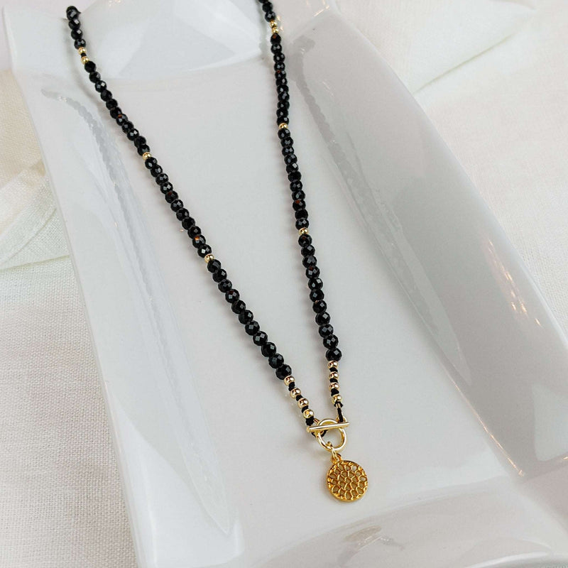 Spinel Mini Tasbih Necklace | Women's Islamic Prayer Beads, 99 Beads