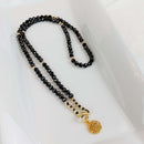 Spinel Mini Tasbih Necklace | Women's Islamic Prayer Beads, 99 Beads
