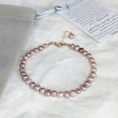 Purple Pearl Tasbih Bracelet | Women's Misbaha, 33 Beads