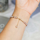 Purple Pearl Tasbih Bracelet | Women's Misbaha, 33 Beads