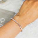 Purple Pearl Tasbih Bracelet | Women's Misbaha, 33 Beads