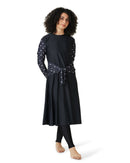 Dot tie swim dress SPF50+