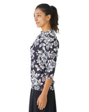 Relaxed Classic 3/4 sleeve top SPF50+