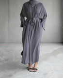 Slate 2 Piece Abaya