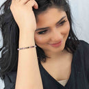 Tourmaline Tassel Tasbih Bracelet | Women's Tasbeeh Beads, 33 Beads