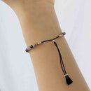 Tourmaline Tassel Tasbih Bracelet | Women's Tasbeeh Beads, 33 Beads