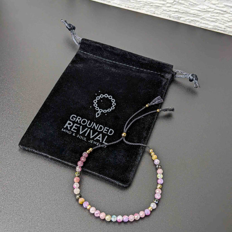 Tourmaline Tassel Tasbih Bracelet | Women's Tasbeeh Beads, 33 Beads