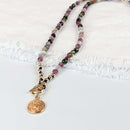 Tourmaline Mini Tasbih Necklace | Women's Islamic Prayer Beads, 99 Beads