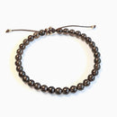 Smoky Quartz Tasbih Bracelet | Women's Dhikr Beads, 33 Beads
