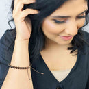 Smoky Quartz Tasbih Bracelet | Women's Dhikr Beads, 33 Beads