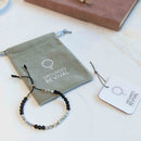 Lava & Moonstone Tassel Tasbih Bracelet | Women's Tasbeeh Beads, 33 Beads