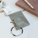 Lava & Moonstone Tassel Tasbih Bracelet | Women's Tasbeeh Beads, 33 Beads